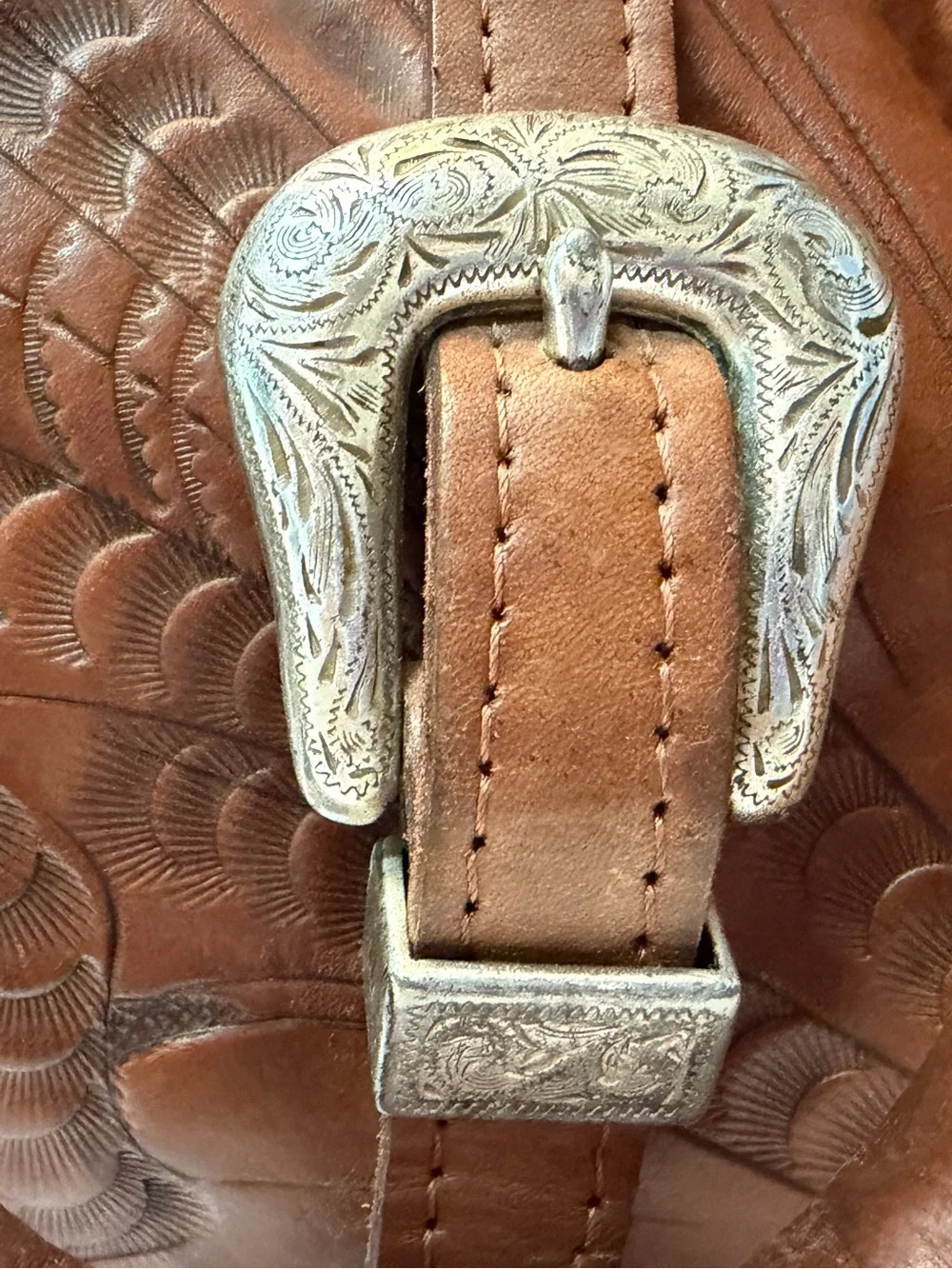#811 Forgotten West Handmade Tooled 100% Leather Satchel/Crossbody Purse